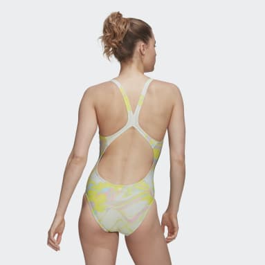 Fato de Banho 3-Stripes Positivisea Verde Mulher Natação