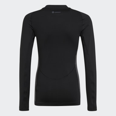 Jongens Fitness En Training zwart Techfit Longsleeve