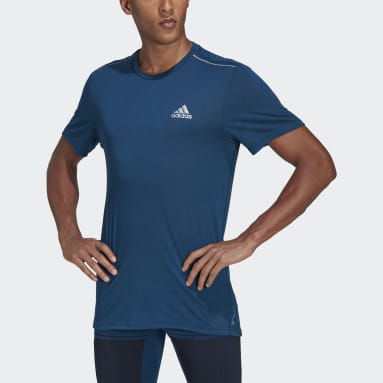 Camiseta X-City Azul Hombre Running