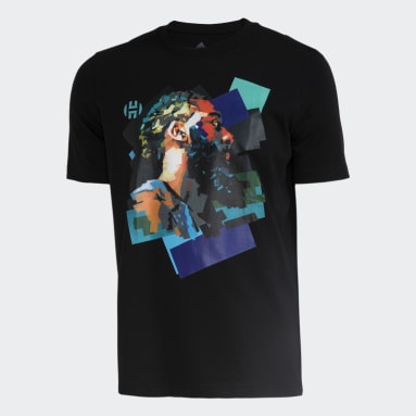 Camiseta Estampada Harden Icon Negro Hombre Basketball