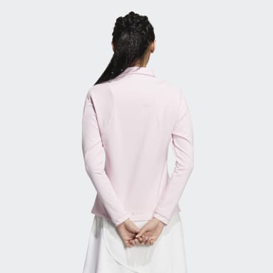 Women Golf Pink 콜드레디 긴팔 폴로 셔츠