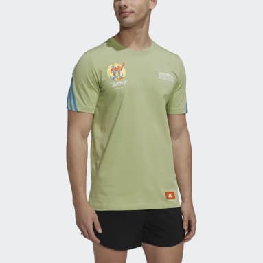 Men Running Green Berlin Marathon 2022 Sportswear Future Icons 3-Stripes Tee