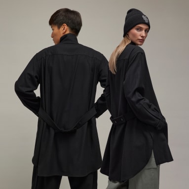 Y-3 Y-3 Wool Flannel Hemdjacke Schwarz