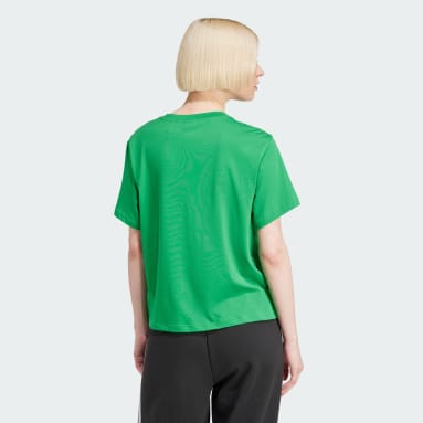 เสื้อยืดทรงบ็อกซี Adicolor Trefoil