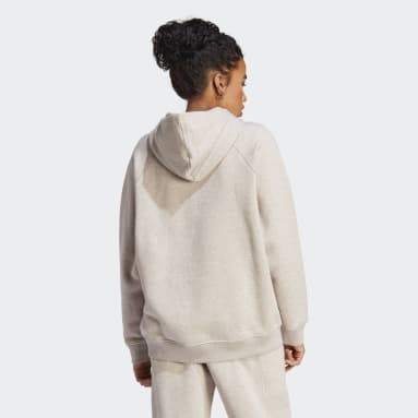 Buzo con Capucha Boyfriend ALL SZN Algodón Perchado Café Mujer Sportswear