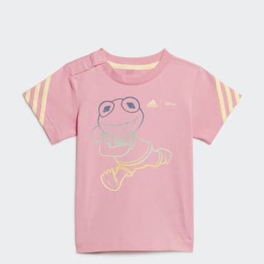 T-shirt Os Marretas adidas x Disney Rosa Criança Sportswear