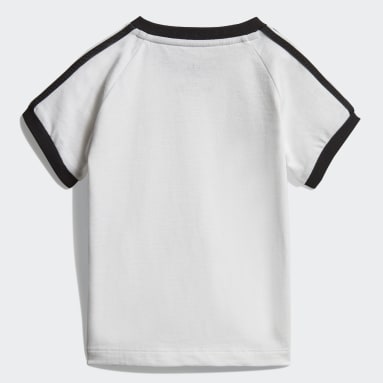 T-shirt 3-Stripes Branco Criança Originals
