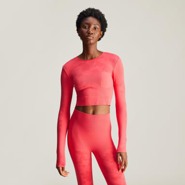 เสื้อโยคะแขนยาวไร้ตะเข็บ adidas by Stella McCartney TrueStrength