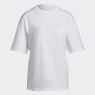 T-shirt adicolor Heavy Single Jersey Bianco Donna Originals