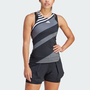 Camiseta de tirantes Tennis AEROREADY Pro Negro Mujer Tenis