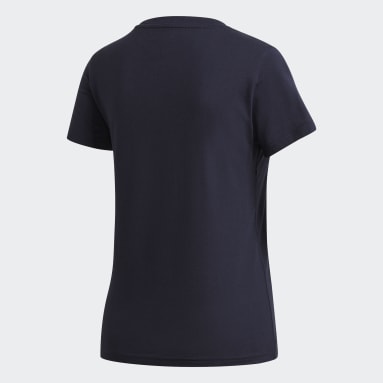 Polo Essentials Linear Azul Mujer Diseño Deportivo