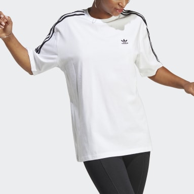 Women originals White 아디컬러 클래식 오버사이즈 티