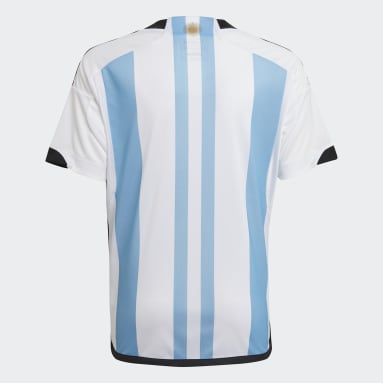 Camiseta Local Argentina 22 Blanco Niño Fútbol