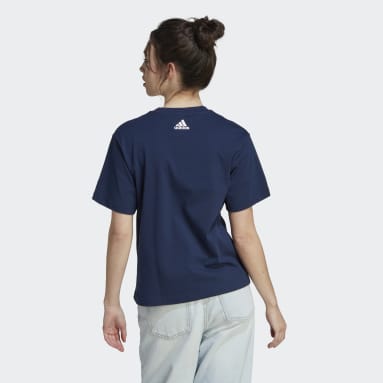 T-shirt graphique adidas x FARM Rio Bleu Femmes Sportswear