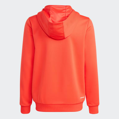 Orange adidas hoodie womens clearance