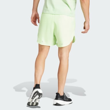 Men Running Green RUN IT SHORT