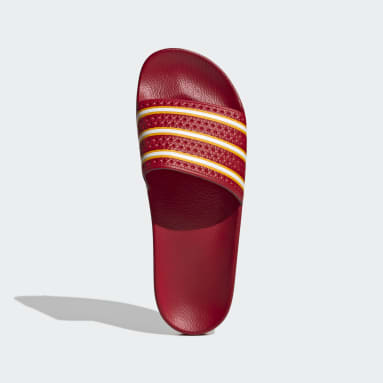 Ženy Originals červená Šľapky Adilette