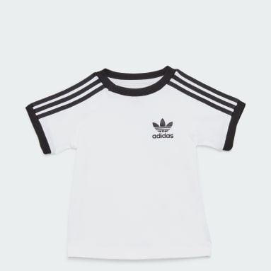 Shop Infant Toddler White T Shirts Age 0 4 adidas US