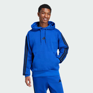 Essentials 3-Stripes Fleece Hoodie