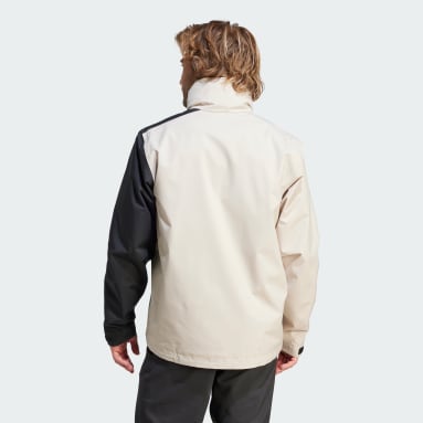 Men TERREX Beige Terrex Multi RAIN.RDY 2-Layer Rain Jacket