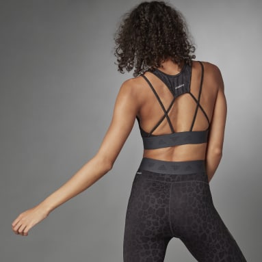 Top Deportivo de sujeción ligera Hyperglam Multicores Mujer Training