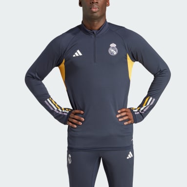 Muži Fotbal modrá Tréninkový top Real Madrid Tiro 23
