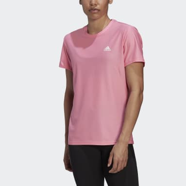 Camisetas rosas adidas ES