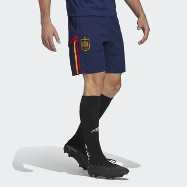 Calções de Viagem de Espanha Azul Homem Futebol
