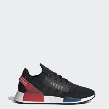 Adidas Originals NMD R1.V2 Black Vivid Red Bred GY2071 Runner Size 8-13 R1  V2