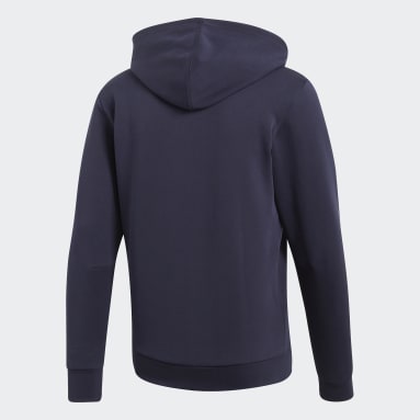 Männer Sportswear Must Haves Plain Jacke Blau