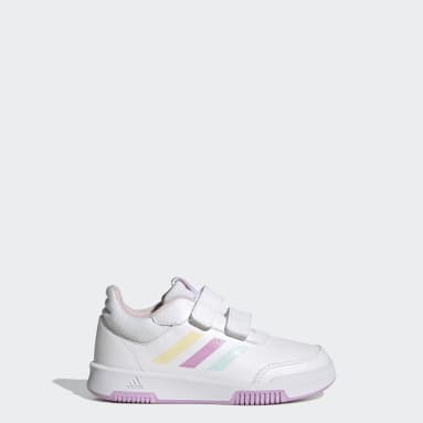 Kinder Sportswear Tensaur Hook and Loop Schuh Weiß