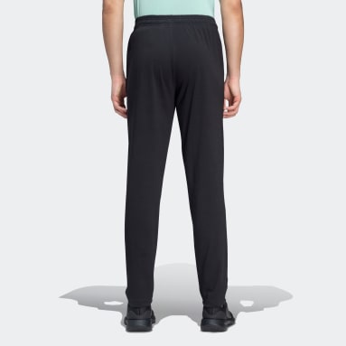 Black adidas sport womens trousers with contrasting side bands  ADIDAS   Pavidas