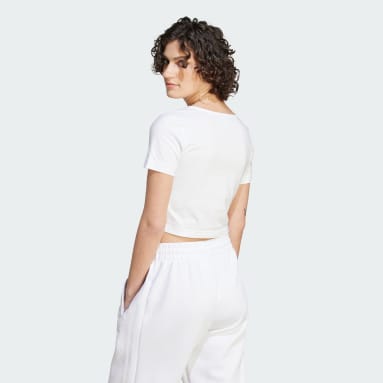 SHORT TEE Blanco Mujer Originals