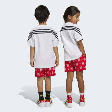 Børn Sportswear Hvid adidas x Disney Mickey Mouse T-shirt sæt
