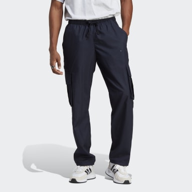 Men Originals Blue adidas RIFTA City Boy Cargo Trousers (Gender Neutral)