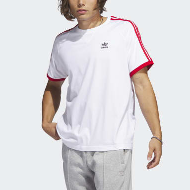 Männer Originals SST 3-Streifen T-Shirt Weiß