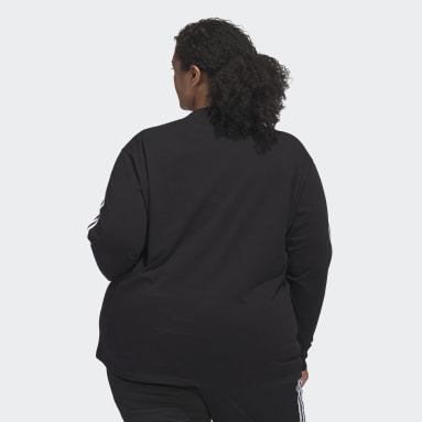 Koszulka Adicolor Classics Long Sleeve (Plus Size) Czerń