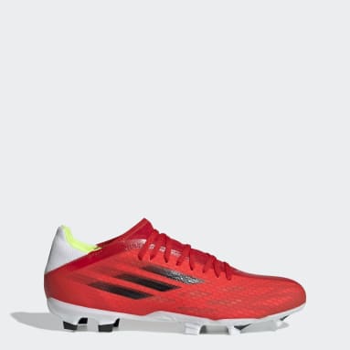 Zapatos de fútbol X Speedflow.3 Terreno Firme Rojo Fútbol