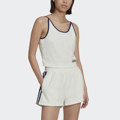 Canotta Short Towel Terry Bianco Donna Originals