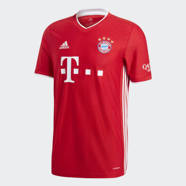 Camiseta Local FC Bayern Rojo Hombre Fútbol