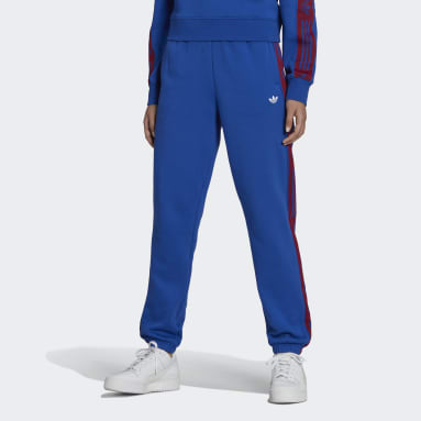 Adidas blue new arrivals joggers womens