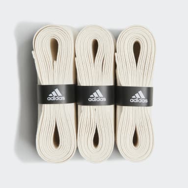 Feldhockey Adi Chamois Griffband, 3er-Pack Weiß
