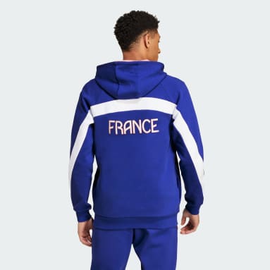 Veste à capuche entièrement zippée Équipe de France