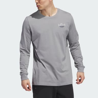 Shmoofoil Split Long Sleeve T-skjorte Grå