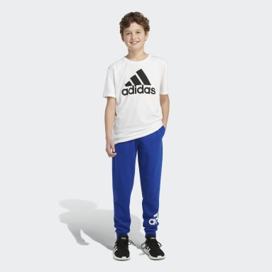 Youth Training Blue Essential Cotton Joggers