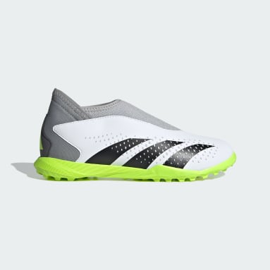 Botas de Futebol sem Atacadores Predator Accuracy.3 – Piso sintético Branco Criança Futebol