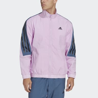 Future Icons 3-Stripes Woven Treningsoverdel Lilla