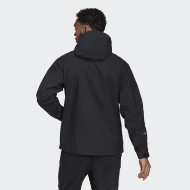 남성 Outdoor Black 테렉스 멀티 레인레디 2.5 레이어 레인 재킷