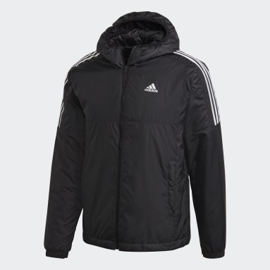 Men's Sportswear Black Essentials Insulated Hooded Jacket