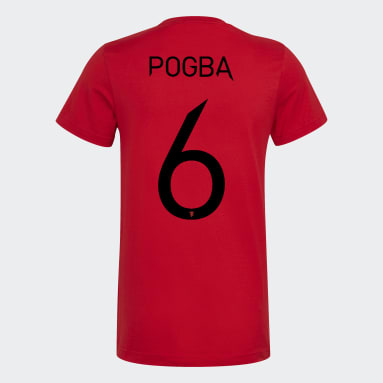 Men Football Red Manchester United Graphic Tee